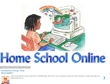 Tablet Screenshot of home-school-online.com